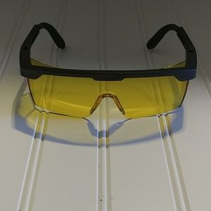 Yellow Safety Glasses  ANSI Z87 Protection